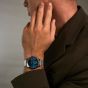 Orlam Mens Dawn Blue Dial Mesh Bracelet Watch ORSSMAU004