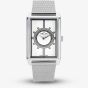 Orlam Mens Era White Rectangle Dial Mesh Bracelet Watch ORSSMEP004