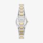 Fossil Ladies Everett Two Tone Silver Dial Bracelet Watch ES5494