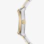 Fossil Ladies Everett Two Tone Silver Dial Bracelet Watch ES5494