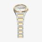 Fossil Ladies Everett Two Tone Silver Dial Bracelet Watch ES5494