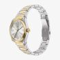Fossil Ladies Everett Two Tone Silver Dial Bracelet Watch ES5494