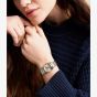 Fossil Ladies Everett Two Tone Silver Dial Bracelet Watch ES5494