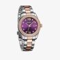 Rotary Watch Ladies Two Tone Rose Gold LB03042/17