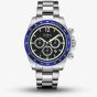 Rotary Mens Henley Chronograph Blue Bezel Watch GB05440/72