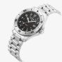 Rotary Mens Commando Black Dial Stainless Steel Watch GB05475/19