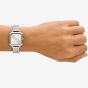 Armani Exchange Ladies Leila Three Hand Silver Watch AX5724
