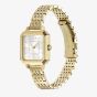 Armani Exchange Ladies Leila Three Hand Gold Watch AX5725