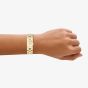 Armani Exchange Ladies Aria Gold Tone Bracelet Watch AX4701
