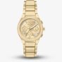 Armani Exchange Ladies Sync Gold Tone Bracelet Watch AX6034