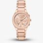 Armani Exchange Ladies Sync Rose Gold Tone Bracelet Watch AX6035