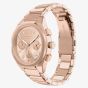 Armani Exchange Ladies Sync Rose Gold Tone Bracelet Watch AX6035