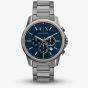 Armani Exchange Banks Gunmetal Blue Chronograph Watch AX1731