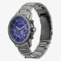 Armani Exchange Banks Gunmetal Blue Chronograph Watch AX1731