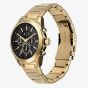Armani Exchange Drexler Gold Plated & Black Chronograph Watch AX2611