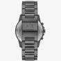 Armani Exchange Mens Banks Gunmetal Black Chronograph Watch AX1765