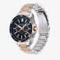 Armani Exchange Mens Spencer Two-Tone Navy Chronograph Watch AX1965