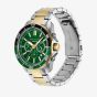 Armani Exchange Mens Spencer Two-Tone Green Chronograph Watch AX1966
