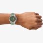 Armani Exchange Mens Rafael Green Chronograph Plastic Strap Watch AX4165