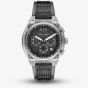 Armani Exchange Mens Rafael Grey Chronograph Plastic Strap Watch AX4167