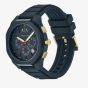 Armani Exchange Mens Rafael Navy Chronograph Plastic Strap Watch AX4168