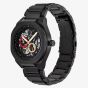 Armani Exchange Mens Sync Automatic Black Skeleton Dial Watch AX4196