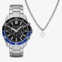 Armani Exchange Mens Spencer Watch & Necklace Set AX7166SET