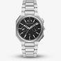 Armani Exchange Mens Bass Dual-Time Silver Bracelet Watch AX1475