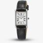 Seiko Ladies Classic Dress Black Leather Strap Watch SWR107P1