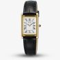 Seiko Ladies Classic Dress Gold Tone Leather Strap Watch SWR108P1