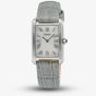 Seiko Ladies Caprice White Dial Grey Leather Strap Watch SWR099P1