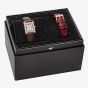 Emporio Armani Ladies Genni Brown & Red Interchangeable Leather Strap Watch AR80083SET