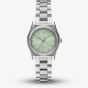Emporio Armani Ladies Federica Green Dial Watch AR11656