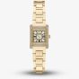Emporio Armani Ladies Genni Gold Square Dial Watch AR11663