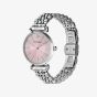 Emporio Armani Ladies Gianni Stone Set Pink Dial Watch AR11686