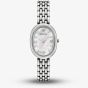 Emporio Armani Ladies Sinfonia Mother Of Pearl Oval Dial Watch AR11706
