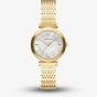 Emporio Armani Ladies Archelia Silver Mother Of Pearl Dial Gold Tone Bracelet Watch AR11809