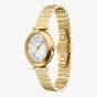 Emporio Armani Ladies Archelia Silver Mother Of Pearl Dial Gold Tone Bracelet Watch AR11809