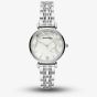 Emporio Armani Ladies White Marble Dial Bracelet Watch AR11170