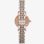 Emporio Armani Ladies Pink Dial Two Tone Bracelet Watch AR11223