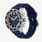 Emporio Armani Mens World Explorer Blue Solar Powered Chronograph Watch AR11696