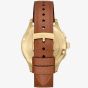 Emporio Armani Mens Dario Brown Leather Strap Watch AR11714