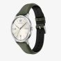Emporio Armani Mens Minimalist Cream Dial Leather Strap Watch AR11811