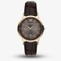 Emporio Armani Mens Archetipo Brown Dial Leather Strap Watch AR11824