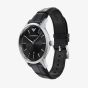 Emporio Armani Mens Archetipo Black Dial Leather Strap Watch AR11826