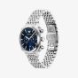 Emporio Armani Mens Carlo Blue Dial Chronograph Watch AR11688