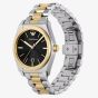 Emporio Armani Mens Federico Two-Tone Black Dial Watch AR11715