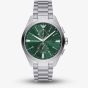 Emporio Armani Mens Claudio Green Dial Chronograph Watch AR11480