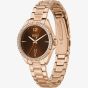 BOSS Ladies Felina Rose Gold Plated Crystal Watch 1502621