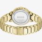 BOSS One Gold Plated Crystal Watch 1502679